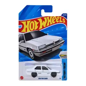 New Hot Wheels Proton Saga White