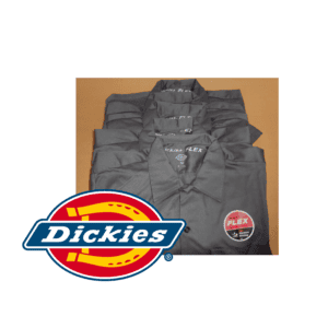 Comfortable Dickies Flex work shirts with moisture-wicking fabric.
