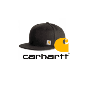 High-quality black Carhartt cap with logo patch, stylish and durable headwear.